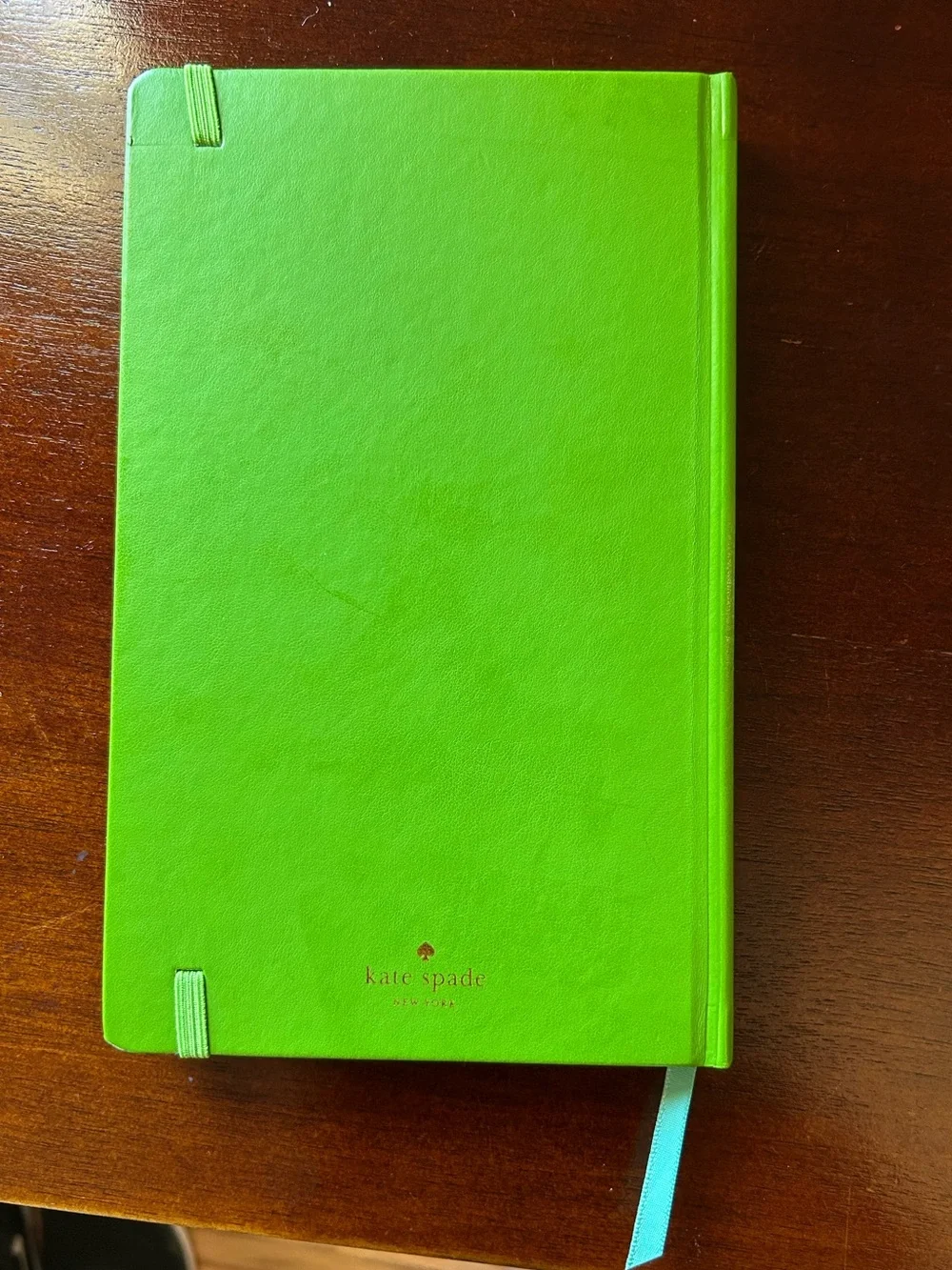 Kate Spade Green Hardcover “The Grass is Always Greener” Notebook